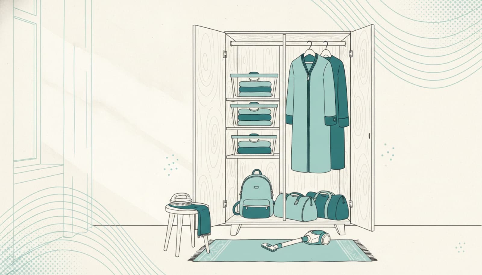 Clothes moths in the wardrobe: wool, washing and storage