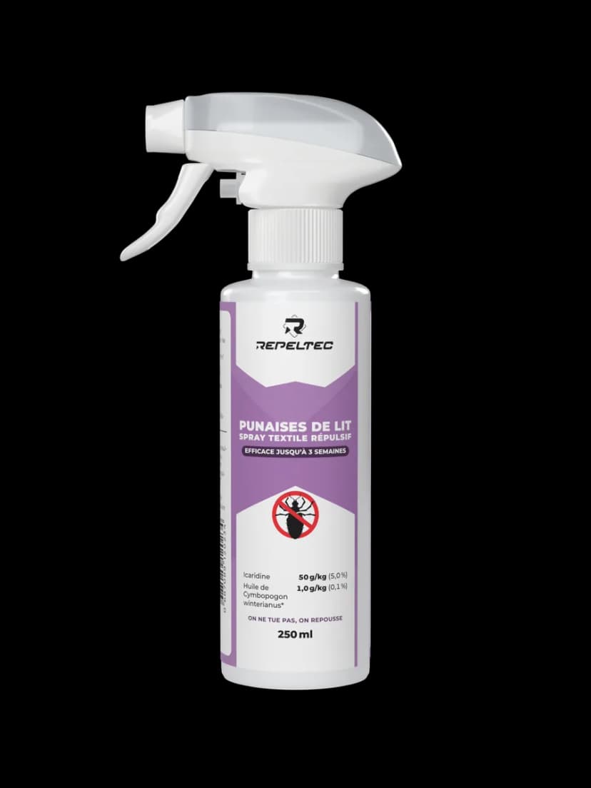 Punaises de lit spray textile répulsif 250 ml