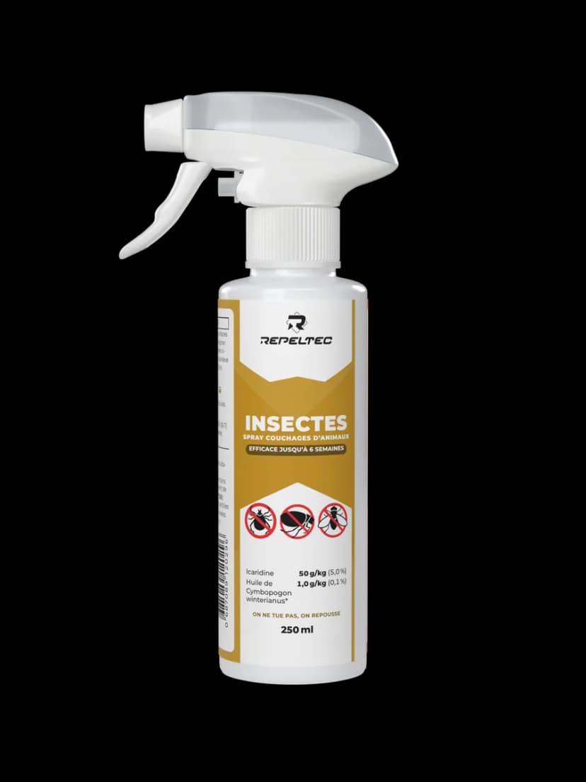 Insectes spray couchages d'animaux 250 ml