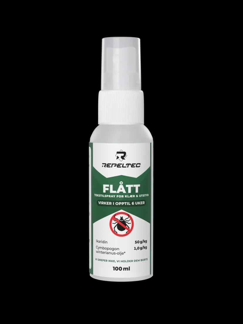 Flått tekstilspray for klær & utstyr 100 ml